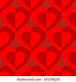 Heart pattern vector design