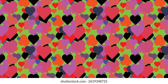 heart pattern vector illustration art