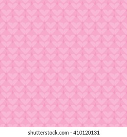 Heart pattern. Vector seamless romantic background
