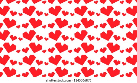 heart pattern vector. wallpaper. background.