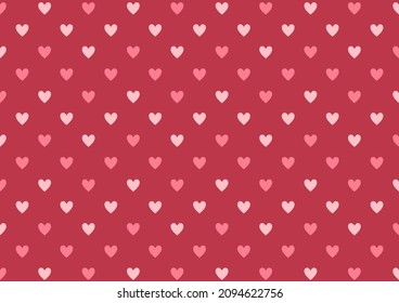 Heart pattern wallpaper. Heart symbol vector.