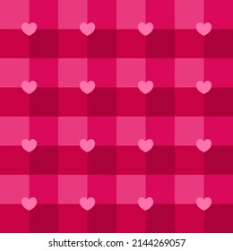 Heart pattern wallpaper. Heart symbol vector.