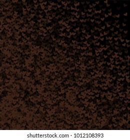 Heart pattern which consists of isolated elements. Modern style with beautiful elements in heart pattern. Can be used as print, wallpaper, cards, valentine cards, logo, background and etc.