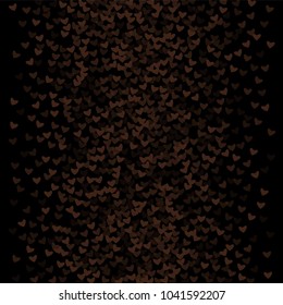 Heart pattern which consists of isolated elements. Modern style with beautiful elements in heart pattern. Can be used as print, wallpaper, cards, valentine cards, logo, background and etc.