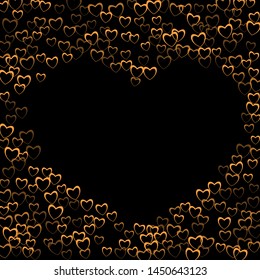 Heart pattern which consists of isolated elements. Modern style with beautiful elements in heart pattern. Can be used as print, wallpaper, cards, valentine cards, banner, background and etc.