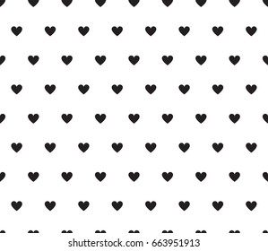 Heart pattern in white background.