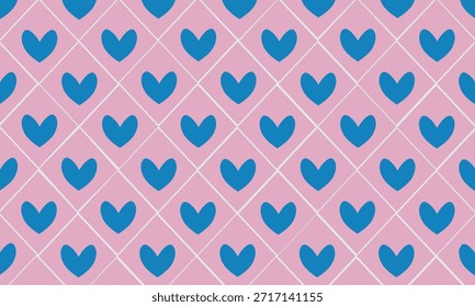 Patrones de corazón de colores según la imaginación