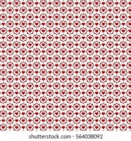 Heart patterns, valentine set