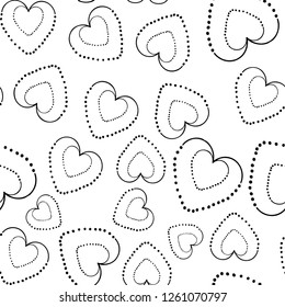 heart patterns vector