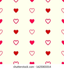 Heart pattern.Valentines Day background. Wallpaper, Abstract background, Holiday banner ,Greetings card-EPS10