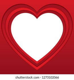 Heart photo frame