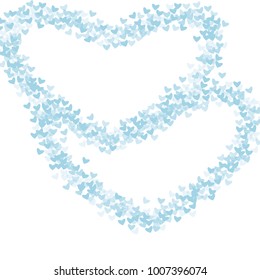 Heart picture frame which consists of isolated elements. Modern style with beautiful elements in heart picture frame. Can be used as print, wallpaper, cards, valentine cards, logo, background