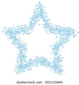 Heart picture frame which consists of isolated elements. Modern style with beautiful elements in heart picture frame. Can be used as print, wallpaper, cards, valentine cards, logo, background