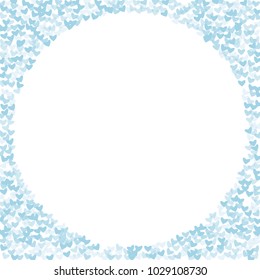 Heart picture frame which consists of isolated elements. Modern style with beautiful elements in heart picture frame. Can be used as print, wallpaper, cards, valentine cards, logo, background