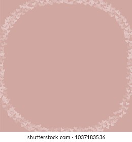 Heart pink background which consists of isolated elements. Modern style with beautiful elements in heart pink background. Can be used as print, wallpaper, cards, valentine cards, logo, background