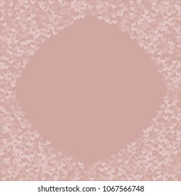 Heart pink background which consists of isolated elements. Modern style with beautiful elements in heart pink background. Can be used as print, wallpaper, cards, valentine cards, logo, background