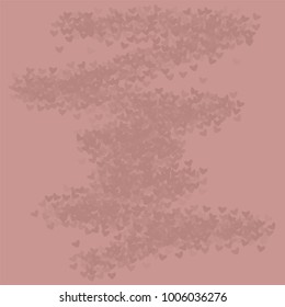Heart pink isolated which consists of isolated elements. Modern style with beautiful elements in heart pink isolated. Can be used as print, wallpaper, cards, valentine cards, logo, background