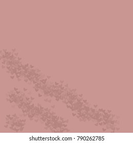 Heart pink isolated which consists of isolated elements. Modern style with beautiful elements in heart pink isolated.  Can be used as print, wallpaper, cards, valentine cards, logo, background 