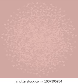 Heart pink outline which consists of isolated elements. Modern style with beautiful elements in heart pink outline. Can be used as print, wallpaper, cards, valentine cards, logo, background and etc.