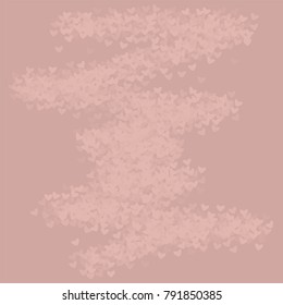Heart pink outline which consists of isolated elements. Modern style with beautiful elements in heart pink outline.  Can be used as print, wallpaper, cards, valentine cards, logo, background and etc.