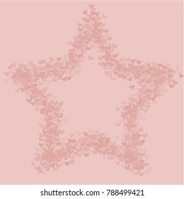 Heart pink pattern modern