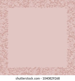 Heart pink pattern which consists of isolated elements. Modern style with beautiful elements in heart pink pattern. Can be used as print, wallpaper, cards, valentine cards, logo, background and etc.