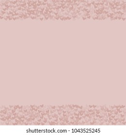 Heart pink pattern which consists of isolated elements. Modern style with beautiful elements in heart pink pattern. Can be used as print, wallpaper, cards, valentine cards, logo, background and etc.
