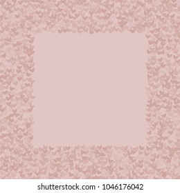 Heart pink pattern which consists of isolated elements. Modern style with beautiful elements in heart pink pattern. Can be used as print, wallpaper, cards, valentine cards, logo, background and etc.