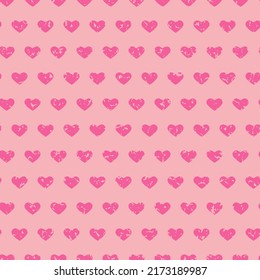 Heart pink seamless pattern for decoration decoration congratulations Valentine's Day, design for wrapping paper and textile