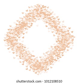 Heart pink which consists of isolated elements. Modern style with beautiful elements in heart pink. Can be used as print, wallpaper, cards, valentine cards, logo, background and etc.