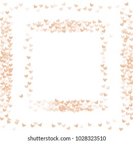 Heart pink which consists of isolated elements. Modern style with beautiful elements in heart pink. Can be used as print, wallpaper, cards, valentine cards, logo, background and etc.