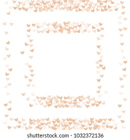 Heart pink which consists of isolated elements. Modern style with beautiful elements in heart pink. Can be used as print, wallpaper, cards, valentine cards, logo, background and etc.