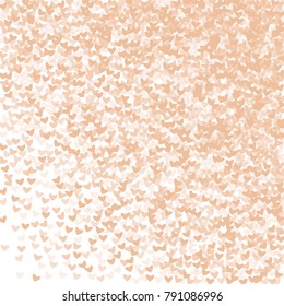 Heart pink which consists of isolated elements. Modern style with beautiful elements in heart pink. Can be used as print, wallpaper, cards, valentine cards, logo, background and etc.