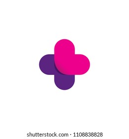 heart and plur vector symbol