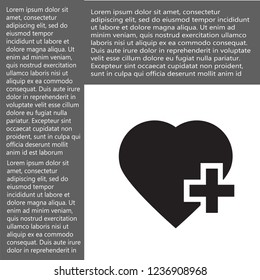 heart a plus vector icon 