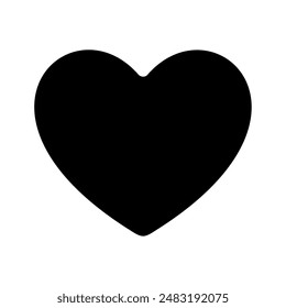 Heart pocker icon silhouette. Vector image