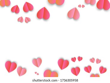 Heart postcards can be used for giving to lovers or as cards for special people on Valentine's Day
