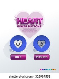 Heart Power Button Two States V2