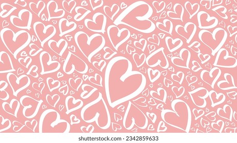 Ilustración vectorial de fondo de impresión cardíaca.