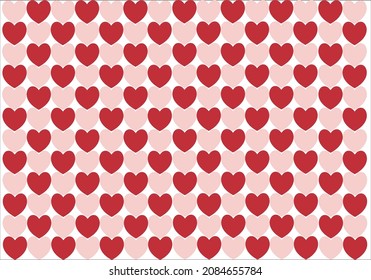 heart  print design seamless vector art