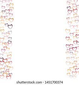 Heart print which consists of isolated elements. Modern style with beautiful elements in heart print. Can be used as print, wallpaper, cards, valentine cards, banner, background and etc.