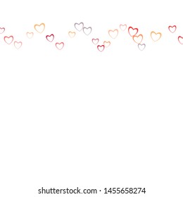 Heart print which consists of isolated elements. Modern style with beautiful elements in heart print. Can be used as print, wallpaper, cards, valentine cards, banner, background and etc.