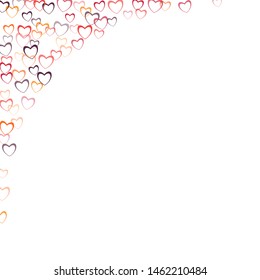 Heart print which consists of isolated elements. Modern style with beautiful elements in heart print. Can be used as print, wallpaper, cards, valentine cards, banner, background and etc.