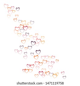 Heart print which consists of isolated elements. Modern style with beautiful elements in heart print. Can be used as print, wallpaper, cards, valentine cards, banner, background and etc.