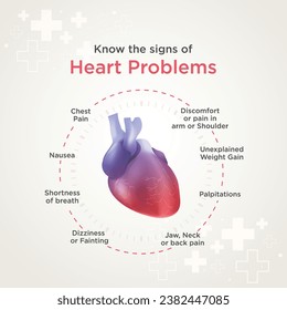 Heart Problems. Illustration Template Vector Desin. Healthcare and Medical Templates