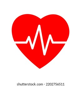 Heart pulse, cardiogram. Vector illustration