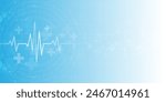 Heart pulse and heartbeat. heartbeat lone, cardiogram. beautiful healthcare, medical background. modern simple design for medical apps, websites and hospital. vector design.