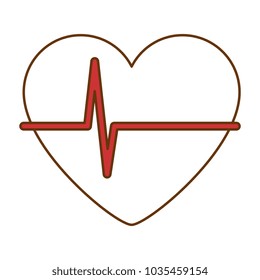 heart with pulse icon