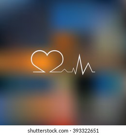 Heart pulse icon