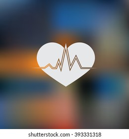 Heart pulse icon